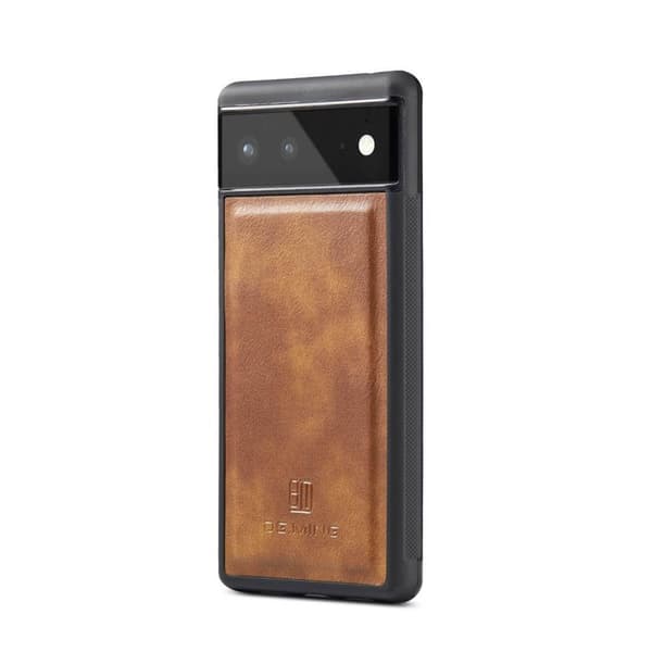 Mobil lommebok DG-Ming 2i1 Google Pixel 6 - Brun