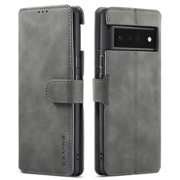 DG-Ming Wallet cover 3-kort Google Pixel 6 Pro - Grå