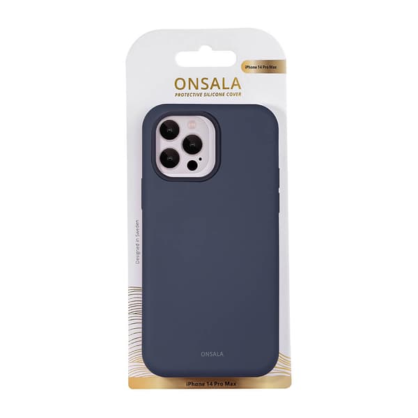 Mobilskal Silikon Dark Blue - iPhone 14 Pro Max