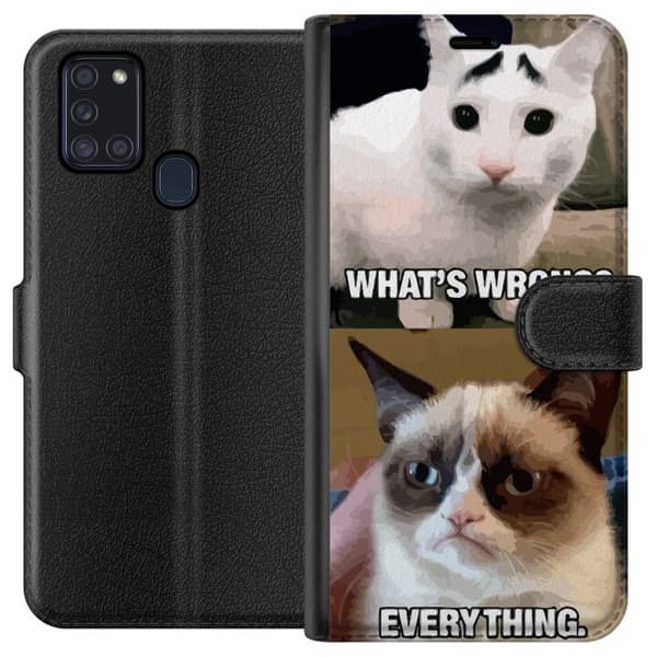 Samsung Galaxy A21s Plånboksfodral Vad är fel.