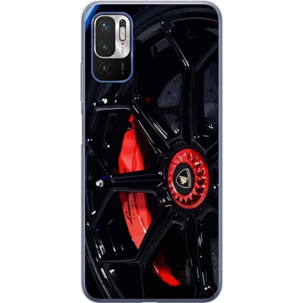 Xiaomi Redmi Note 10 5G Läpinäkyvä kuori Lamborghini
