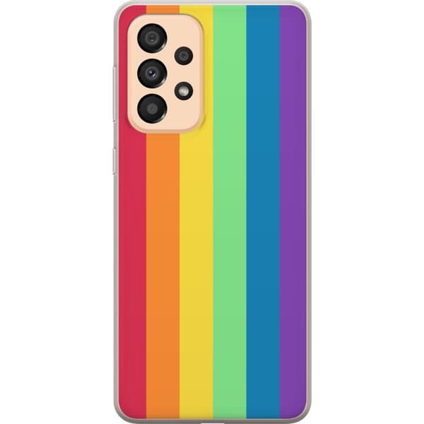 Samsung Galaxy A33 5G Genomskinligt Skal Pride