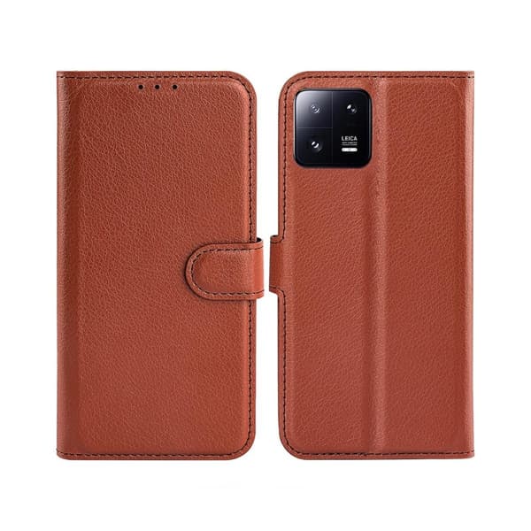 Xiaomi 13 Pro 5G Plånboksfodral med Stativ - Brun