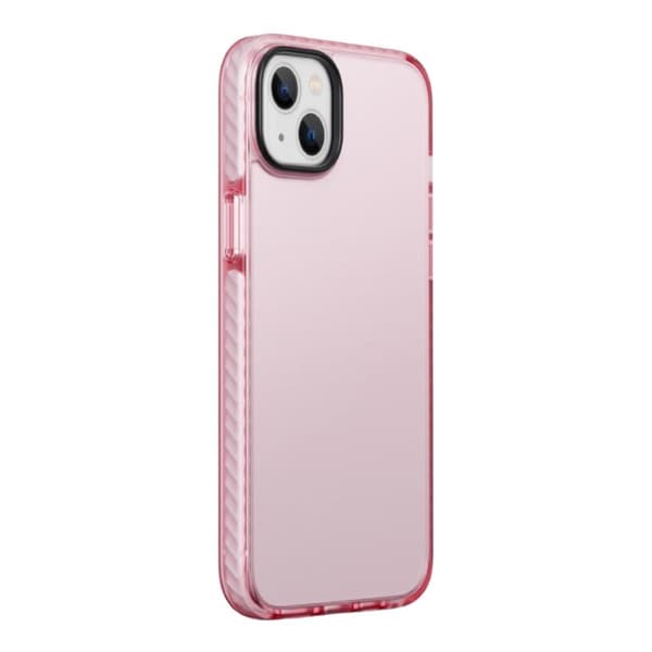 iPhone 14 Plus Stöttåligt TPU Mobilskal - Rosa