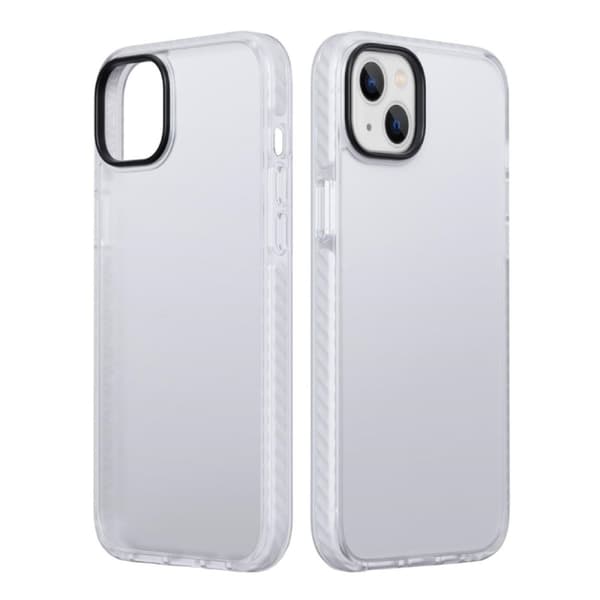 iPhone 14 Plus Stöttåligt TPU Mobilskal - Vit