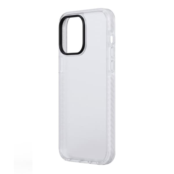 iPhone 14 Pro Max Stöttåligt TPU Mobilskal - Vit