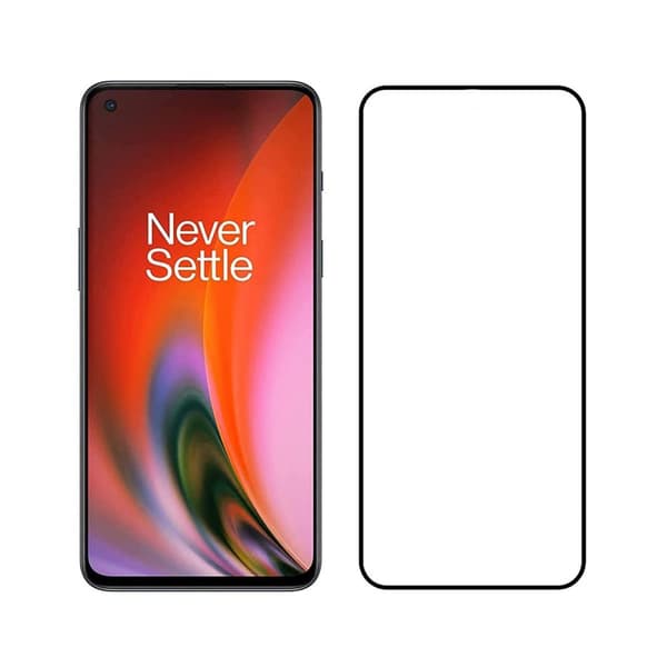 Skärmskydd OnePlus Nord 2T - 3D Härdat Glas - Svart