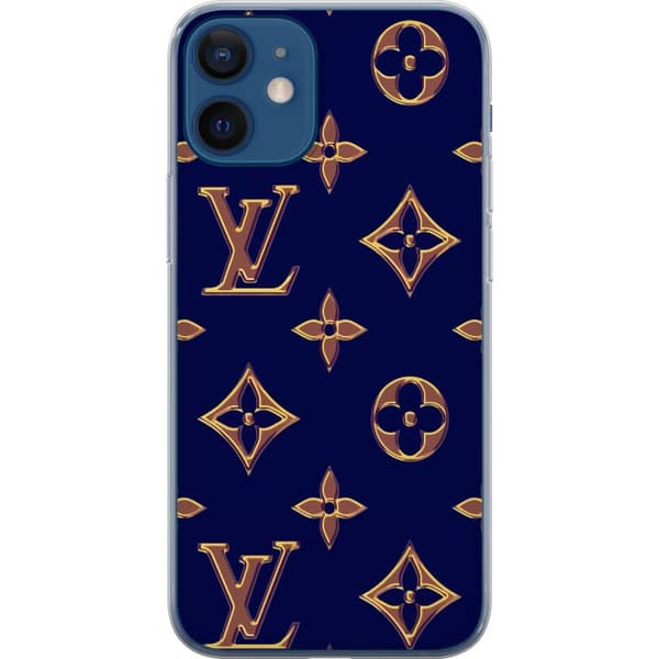 Apple iPhone 12  Gennemsigtig cover Mørkeblå LV