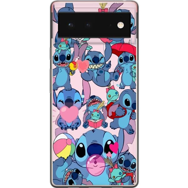 Google Pixel 6 Läpinäkyvä kuori Stitch