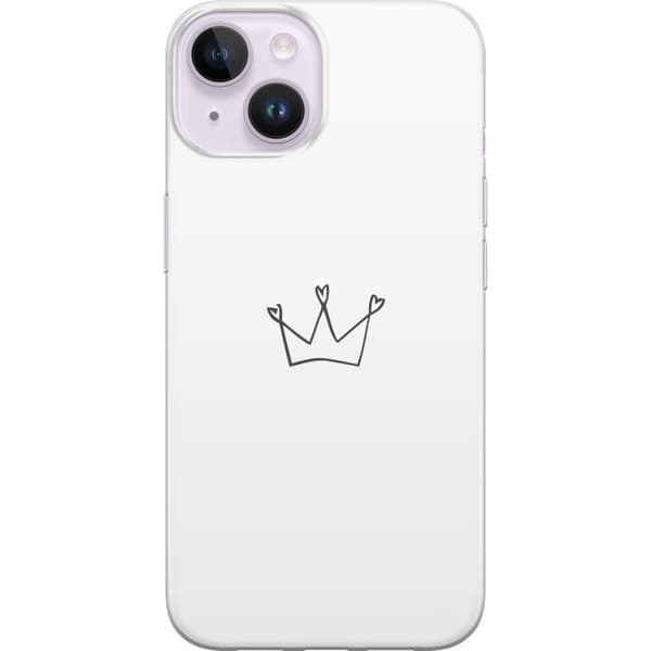 Apple iPhone 14 Läpinäkyvä kuori Kruunu