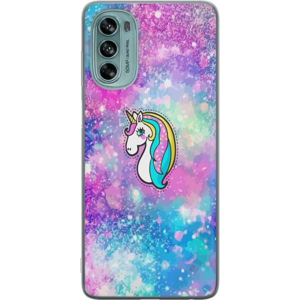 Motorola Moto G62 5G Läpinäkyvä kuori Yksisarvinen