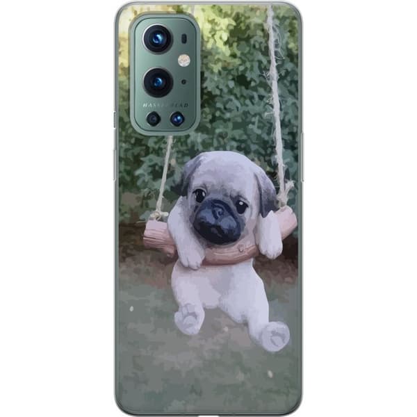 OnePlus 9 Pro Gennemsigtig cover Sød Hvalp