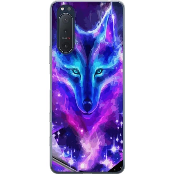 Sony Xperia 5 II Gennemsigtig cover Neon Ulv