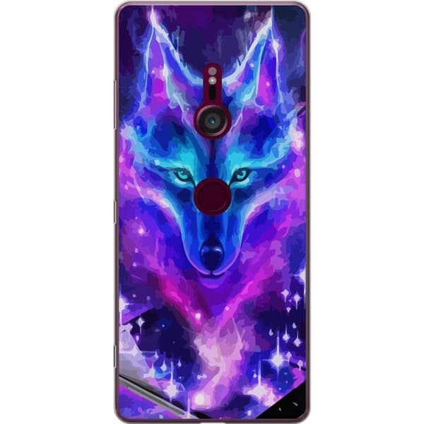 Sony Xperia XZ3 Genomskinligt Skal Neon Varg
