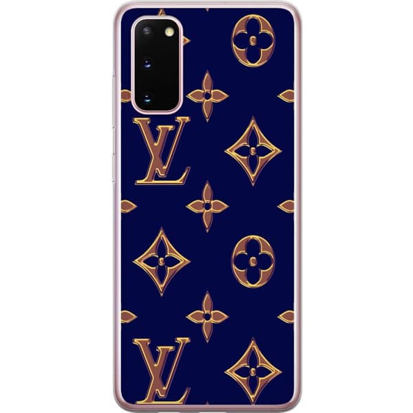 Samsung Galaxy S20 Gennemsigtig cover Mørkeblå LV