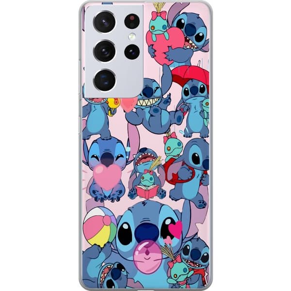 Samsung Galaxy S21 Ultra 5G Genomskinligt Skal Stitch