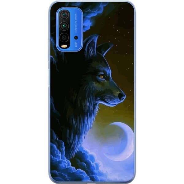 Xiaomi Redmi 9T Genomskinligt Skal Varg