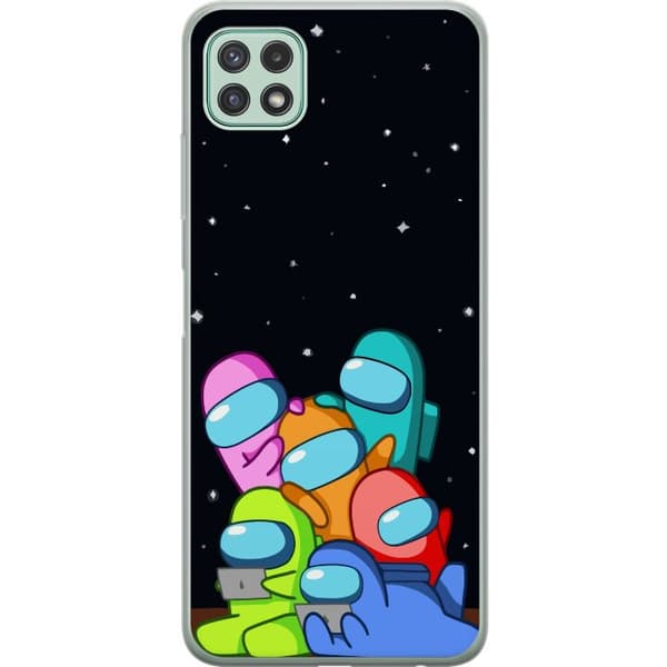 Samsung Galaxy A22 5G Läpinäkyvä kuori Meidän värit