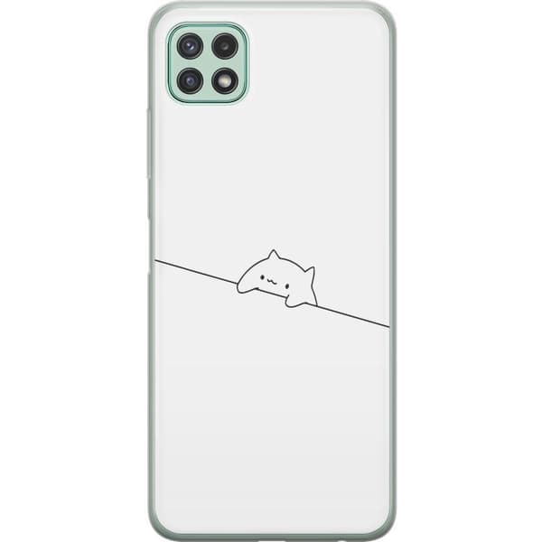 Samsung Galaxy A22 5G Gennemsigtig cover Hjælp Kat