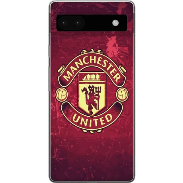 Google Pixel 6a Gjennomsiktig deksel Manchester United FC