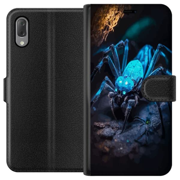 Sony Xperia L3 Lommeboketui Edderkopp Skummelt