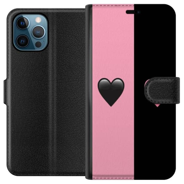 Apple iPhone 12 Pro Max Tegnebogsetui Hjerter