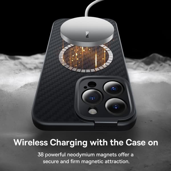 Baseus iPhone 14 Pro Max Cover Synthetic Fiber MagSafe Sort