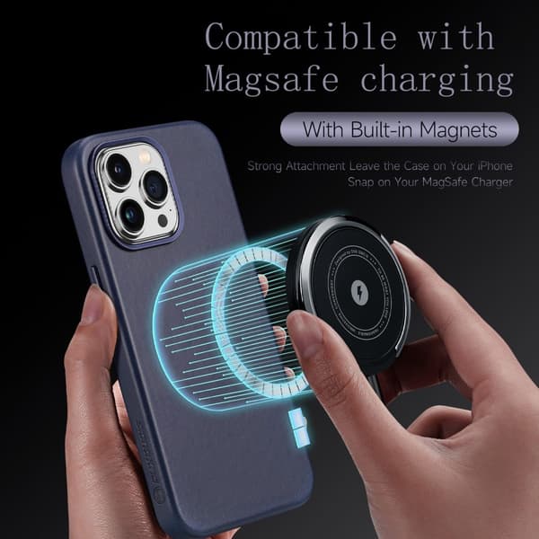 DUX DUCIS iPhone 14 Pro Max Cover Naples Series MagSafe Blå