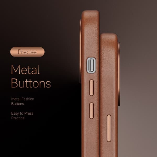 DUX DUCIS iPhone 14 Pro Max Kuori Naples Series MagSafe Vaaleanruskea