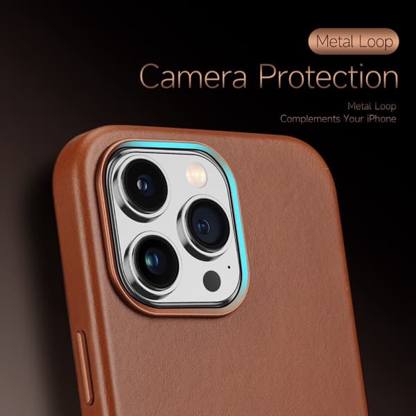 DUX DUCIS iPhone 14 Pro Max Kuori Naples Series MagSafe Vaaleanruskea