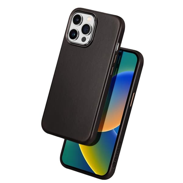 DUX DUCIS iPhone 14 Pro Max Kuori Naples Series MagSafe Tummanruskea