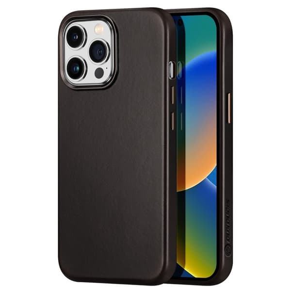 DUX DUCIS iPhone 14 Pro Max Kuori Naples Series MagSafe Tummanruskea