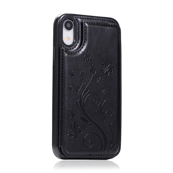 iPhone XR Iskunkestävä Kotelo Korttiteline 3-POCKET Flippr V2