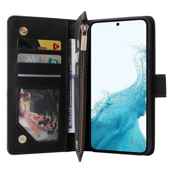 Samsung A54 5G Multifunktionellt Plånboksfodral Zipper 8-Fack