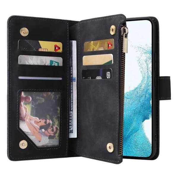 Samsung A54 5G Multifunktionellt Plånboksfodral Zipper 8-Fack