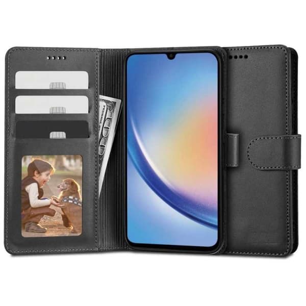 Samsung A34 5G Plånboksfodral PU-Läder 4-FACK