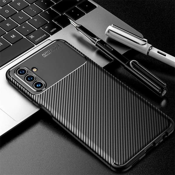Samsung A34 5G stødsikkert tyndt cover FullCarbon V4
