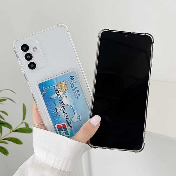 Ohut iskunkestävä kännykkäkuori korttipaikalla Samsung A34 5G