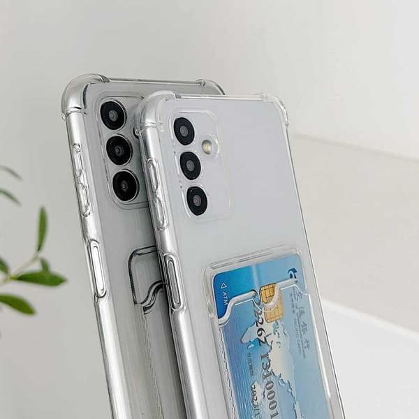 Ohut iskunkestävä kännykkäkuori korttipaikalla Samsung A34 5G