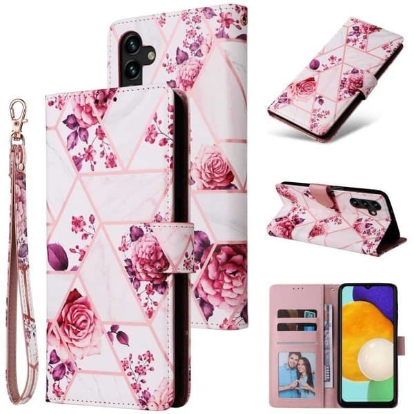 Samsung A34 5G Trendy pung-etui Sparkle 4-FACK