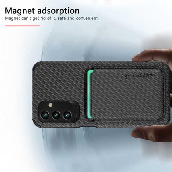 Stødsikker Skal med Magnetkortholder Magsafe RFID til Samsung A34 5G