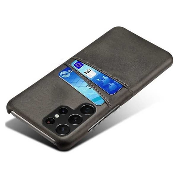 Samsung S23 Ultra stødabsorberende mobildækselkortholder Retro V2