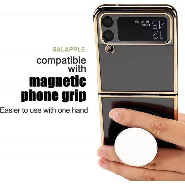 Samsung Z Flip 4 Transparent stødabsorberende cover MagSafe-kompatibel