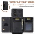 Miniatyrbillede 7 af 11: 8-SLOTS Samsung A32 5G stødsikkert cover med magnetisk kortholder DG.MING Afmonter