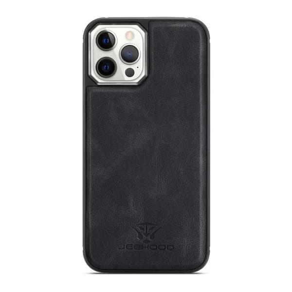 iPhone 12 Pro Max Stöttåligt Skal med Magnetisk Korthållare JeeHood