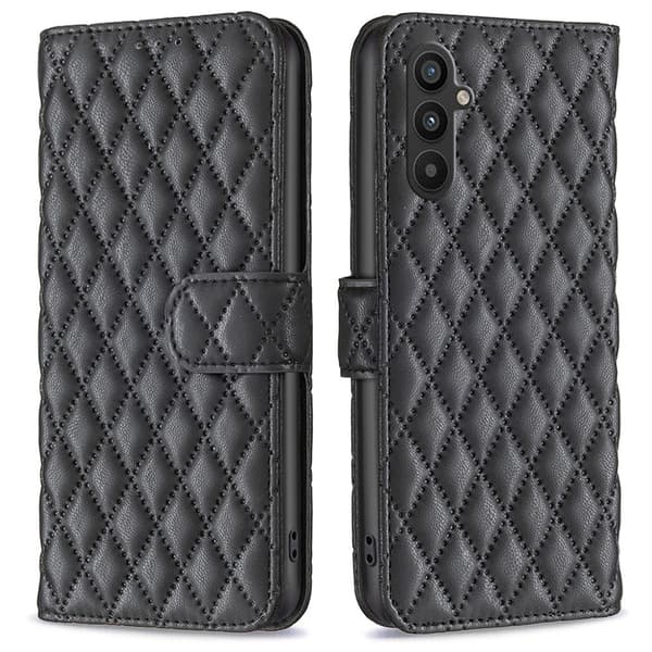 Samsung Galaxy A34 5G Fodral Diamond Läder Svart