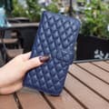 Miniatyrbild 5 av 6: Samsung Galaxy A34 5G Fodral Diamond Läder Blå