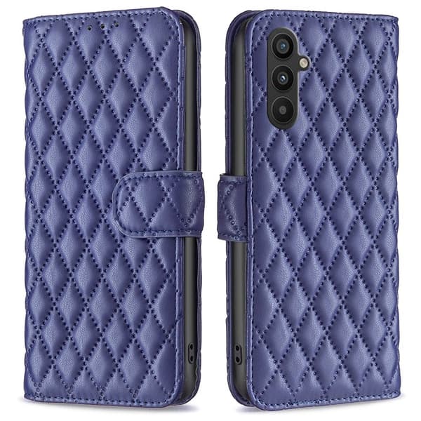 Samsung Galaxy A34 5G Fodral Diamond Läder Blå