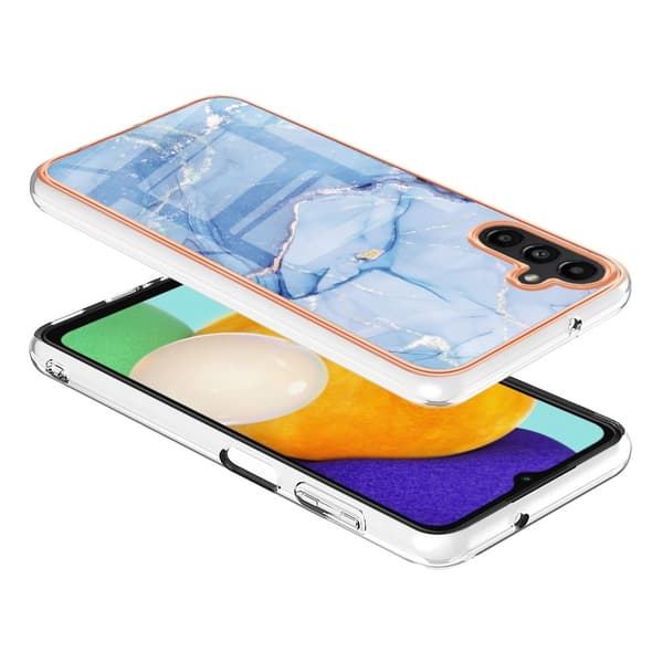Samsung Galaxy A54 5G Skal Marmor TPU Blå