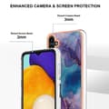 Miniatyrbild 4 av 6: Samsung Galaxy A54 5G Skal Marmor TPU Lila